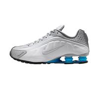 Nike HQ1988-005 Shox R4 Hombre Metallic Silver/Blue Lagoon-White EU 42