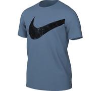 Nike Hyverse Swoosh Dri-Fit Camiseta de Fitness de Manga Corta para Hombre, Aegean Storm/Black, FZ1064-429, 2XL