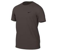 Nike Hyverse Versátil Nike Dri-Fit UV Camiseta de Manga Corta para Hombre, Barroco Brown/Black, DV9839-237, L