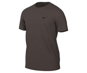 Nike Hyverse Versátil Nike Dri-Fit UV Camiseta de Manga Corta para Hombre, Barroco Brown/Black, DV9839-237, L