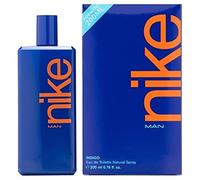 NIKE - Indigo 200 ml, Colonia Hombre, Perfume Formato Spray, Eau de Toilette Natural y Masculina, Aroma Frutal Amaderado, Fragancia Juvenil, Cautivadora y de Larga Duración