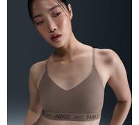Nike Indy Light Support Sujetador deportivo regulable con acolchado - Mujer - Marrón XXS