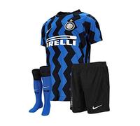 Nike Inter LK NK BRT Kit Hm Football Set, Unisex niños, Blue Spark/White Full Sponsor, M