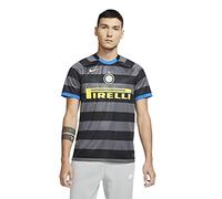 Nike Inter M NK BRT Stad JSY SS 3R T-Shirt, Hombre, Dark Grey/Tour Yellow Full Sponsor, M