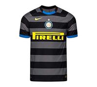 Nike Inter M Vapor Mtch JSY SS 3R T-Shirt, Hombre, Dark Grey/Tour Yellow Full Sponsor