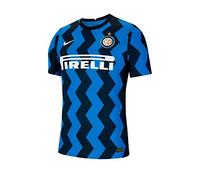 Nike Inter M Vapor Mtch JSY SS Hm T-Shirt, Hombre, Blue Spark/White Full Sponsor, S