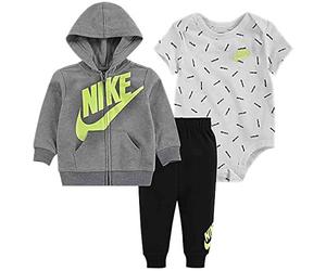 Nike Jdi Toss 3pc Fz Pant Set 5uf323-023 mono completo niño 0-24