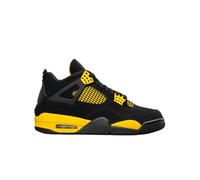 Nike Jordan 4 Retro - Zapatos para Hombre, Talla, Negro, Blanco, Amarillo, 41 EU