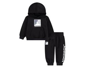 NIKE Jordan 85F107-023 - Chándal para niños con capucha, color negro, talla 5-6 A