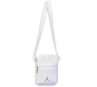 NIKE Jordan 9A0722-601 - Bolso de hombro para adultos, talla única, blanco, dorado