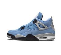 Nike Jordan Air 4 Retro para hombre, Azul, negro, gris y blanco, 40.5 EU