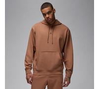 Nike Jordan Dri-FIT Sport Crossover - Sudadera con Capucha para niños, Forro Polar, Color marrón y Negro, Talla 12/13 años