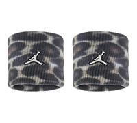 Nike Jordan Dri-Fit Terry Wristbands - Pack de 2 Bandas para el Sudor de Baloncesto, Bandas Deportivas para Entrenamiento y Fitness, Color Negro, Blanco y Negro, Talla única