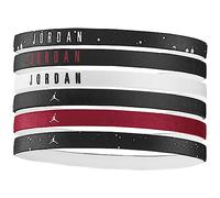 Nike Jordan Elastic 6 PK Diademas para hombre Black/Black/White One Size