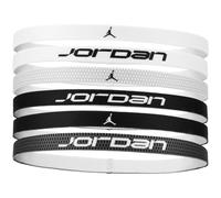 Nike Jordan Elastic Sport 6 PK Printed Diademas para hombre Black/White/Black One Size