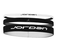 Nike Jordan Elastic Sport Mixed Width 3 PK Diademas para hombre Black/White/Black One Size