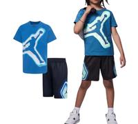 NIKE Jordan JDB Air Heat Map Short Set, 023 - Black, 5-6 Years