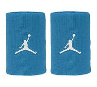 Nike Jordan Jumpman Wristbands 2PK - Muñequeras Unisex para Adultos, 2 Unidades, Color Azul y Blanco, Talla única