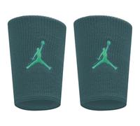 Nike Jordan Jumpman Wristbands - Juego de 2 muñequeras Deportivas para Entrenamiento, Fitness y Baloncesto, Color Verde Ceniza/Verde Brillante, Talla única
