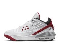 Nike Jordan MAX Aura 5, Zapatillas de básquetbol Hombre, Blanco/Negro Oscuro/Rojo Varsity/Blanco Fantasma, 44 EU