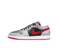 Nike Jordan Men's 1 Low Black/Fire Red-Cement Grey (553558 060) - 10.5