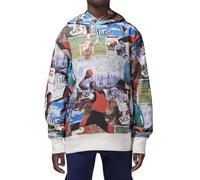 Nike Jordan MJ Brooklyn Printed - Sudadera con Capucha para niños, Multicolor, Multicolor, 8-10 años