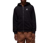 NIKE Jordan MJ Brooklyn - Sudadera para niños con capucha y cremallera, color negro, blanco y negro, 13-15 años