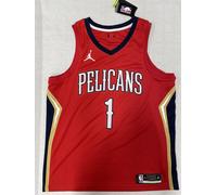 Nike Jordan NBA Camiseta Pelicans Zion Williamson #1 Roja Hombre XL
