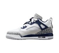 NIKE Jordan Spizike - Zapatillas de deporte para escuela de grado bajo, Blanco, gris, azul marino, 37.5 EU