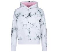 Nike Jordan Sudadera de Chica con Capucha Essentials Printed Blanco Código 45C593-001, Blanco/Negro/Rosa, 10-12 años