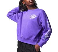 Nike Jordan Sudadera de Chica Cuello Redondo Take Flight Snap Púrpura Código 45C808-P44, Violeta, 8-10 años