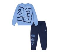 Nike Jordan Tuta Azzurro da Bambino 85D547-U90, Celeste, 5 años