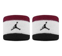 Nike Jordan Wristbands Terry J1004300652OS - Muñequeras articuladas (2 Unidades), Color Rojo Cardenal, Blanco, Negro y Negro