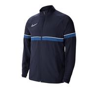 Nike Joven Y Nk Dry Acd21 Trk Jkt W Chaqueta de chándal, Niños, Chaqueta deportiva, CW6121-453, negro/blanco/azul real/blanco, 122-128 cm