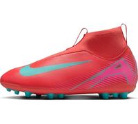 Nike Jr. Mercurial Superfly 10 Academy Botas de fútbol de Perfil Alto AG niño/a pequeño/a, Soccer Shoe, Ember Glow/Aurora Green, 35.5 EU