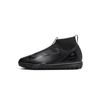Nike Jr. Mercurial Superfly 10 Academy Botas de fútbol de perfil alto para moqueta - Turf - Niño/a y niño/a pequeño/a - Negro 35