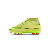 Nike Jr. Mercurial Superfly 10 Club Botas de fútbol de perfil alto multisuperficie - Niño/a y niño/a pequeño/a - Verde 37.5
