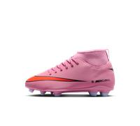 Nike Jr. Mercurial Superfly 10 Club Botas de fútbol de perfil alto multisuperficie - Niño/a y niño/a pequeño/a - Rosa 35