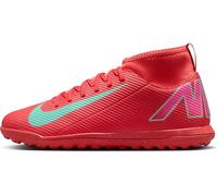 NIKE Jr. Mercurial Superfly 10 Club, Sneaker, Ember Glow/Aurora Green, 38.5 EU
