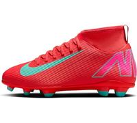 NIKE Jr. Mercurial Superfly 10 Club, Sneaker, Ember Glow/Aurora Green, 38.5 EU