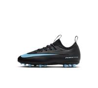 Nike - Zapatilla de fútbol sala Air Zoom Mercurial Vapor 16 Academy AG Niño, Unisex, Black-Ice Blue, 2,5Y