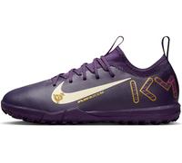 Nike Jr. Mercurial Vapor 16 Academy Kylian Mbappé TF Low Top-fußballschuh (Ältere Kinder), Zapatillas de fútbol, Grand Purple Pale Ivory, 32 EU