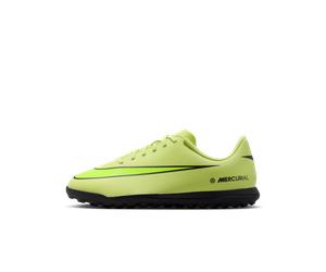 Nike Jr. Mercurial Vapor 16 Club Zapatillas de fútbol de perfil bajo para moqueta - Turf - Niño/a y niño/a pequeño/a - Verde 36