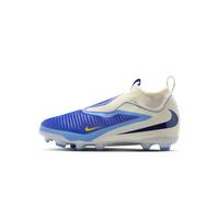 Nike Jr. Phantom 6 High Academy LV8 Botas de fútbol para terreno firme - Niño/a - Azul 34