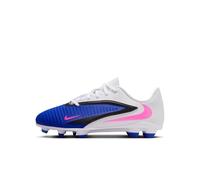 Botas de fútbol nike phantom 6 low club fg/mg infantil azul 38.5