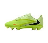NIKE Jr Phantom 6 Low Club FG/MG, Zapatillas de fútbol, Hyper Crimson Black Limelight, 36.5 EU