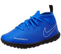 Nike Jr. Phantom Vision Club Dynamic Fit Turf, Zapatillas de Fútbol Unisex niños, Azul (Racer Blue/Black-Metallic Silv 400), 29.5 EU