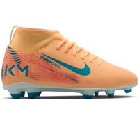 Nike Jr Superfly 10 Club Km FG/MG, Zapatillas de fútbol, Melon Tint Neo Turq Igloo, 35.5 EU