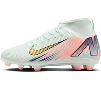 Nike Jr. Superfly 10 Club Mercurial Dream Speed MG High-Top-fußballschuh (Ältere Kinder), Zapatillas de fútbol, Barely Green Mtlc Gold Coin, 37.5 EU