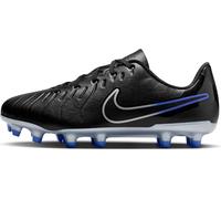 Nike JR Tiempo Legend 10 Club Black/Chrome-Hyper Royal, Zapatos de Gimnasia, Negro Plateado Y Azul, 37.5 EU